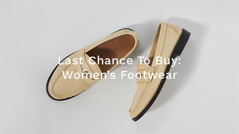 Last Chance To Buy: Women's Footwear