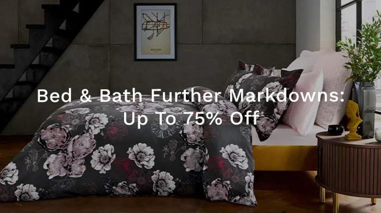 Bed & Bath Further Markdowns: Up To 75% Off