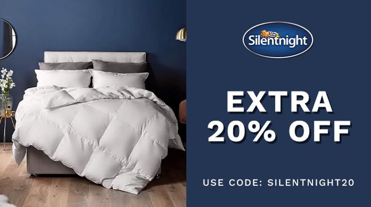 Extra 20% Off! Silentnight: Duvets, Pillows & More