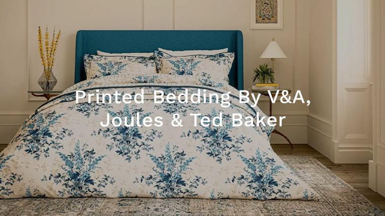 Printed Bedding By V&A , Joules & Ted Baker