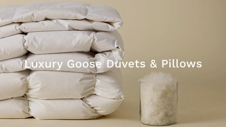 Luxury Goose Duvets & Pillows - Up To 65% Off