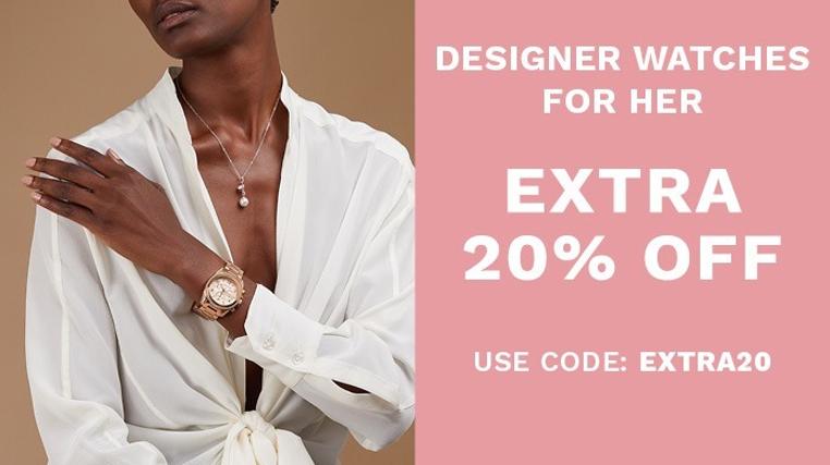 Use code EXTRA20! Designer Watches for Her