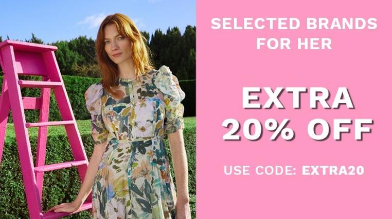 Use Code EXTRA20! Ted Baker, Joules & Crew For Her