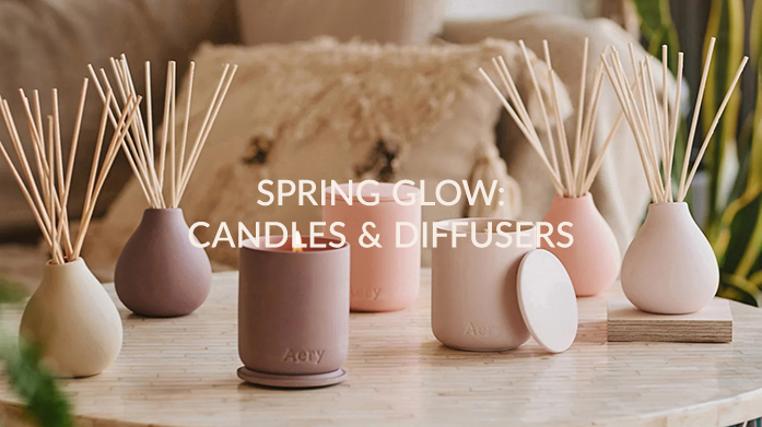 Spring Glow: Candles & Diffusers