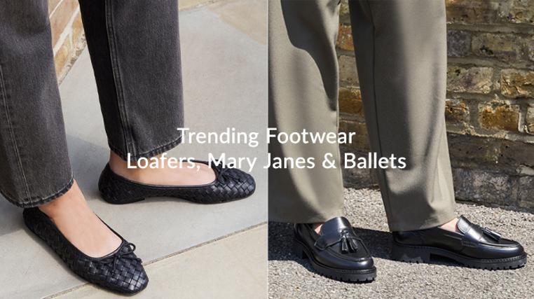 Trending Footwear: Loafers, Mary Janes & Ballets