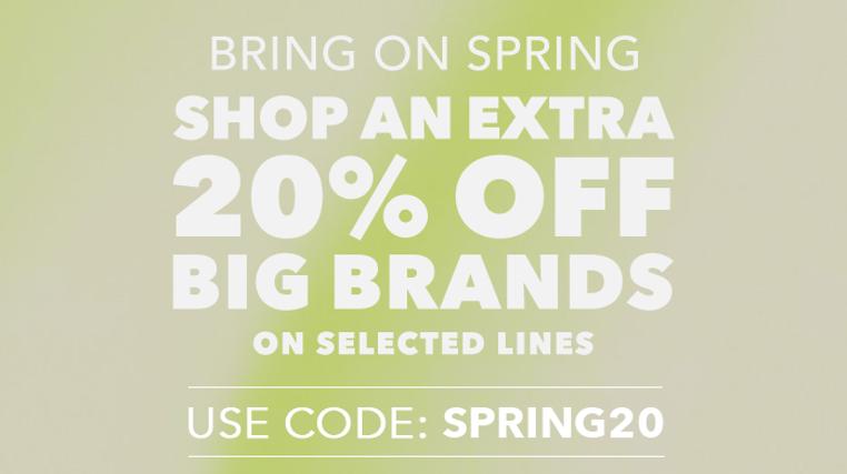 Use Code SPRING20: Best Of Brands