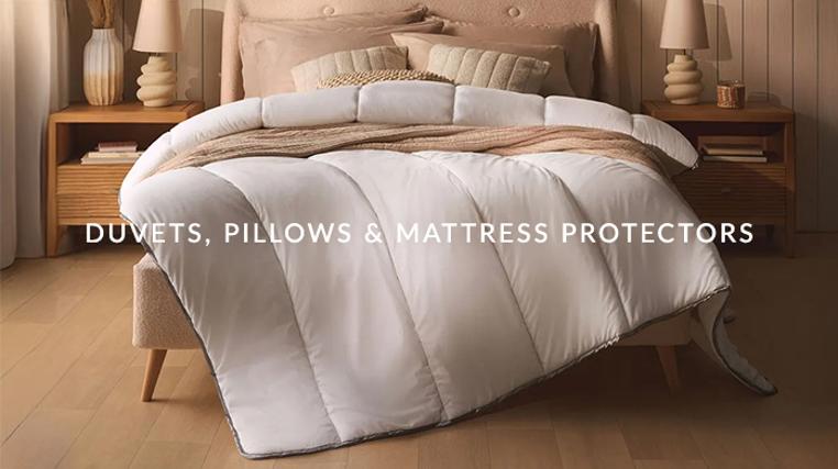 Duvets, Pillows & Mattress Protectors