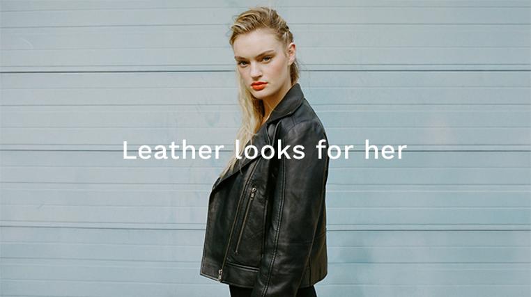 Leather Looks for Her