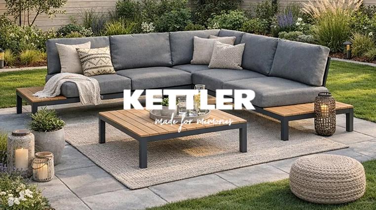 Brand Debut! KETTLER Outdoor Living