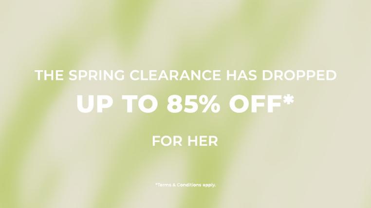 Final Chance Clearance for Her