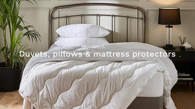 Duvets, Pillows & Mattress Protectors