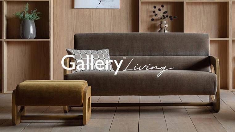 Leather & Linen Statement Seating By Gallery Living