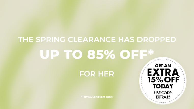 Final Chance Clearance for Her