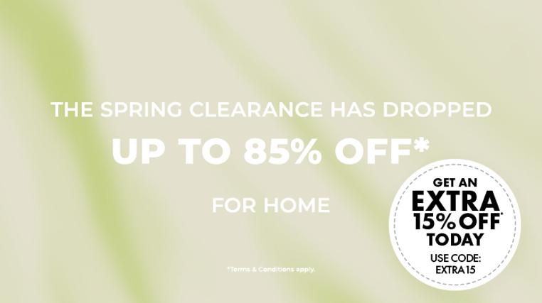 Final Chance Clearance for the Home