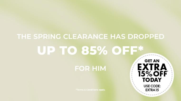 Final Chance Clearance for Him