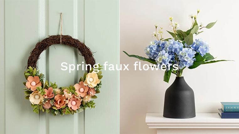 Spring Faux Flowers from Peony & Scottish Everlastings