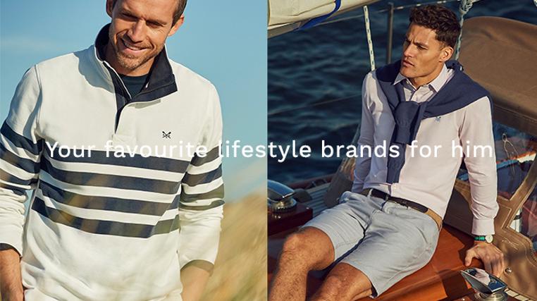 Your Favourite Lifestyle Brands For Him