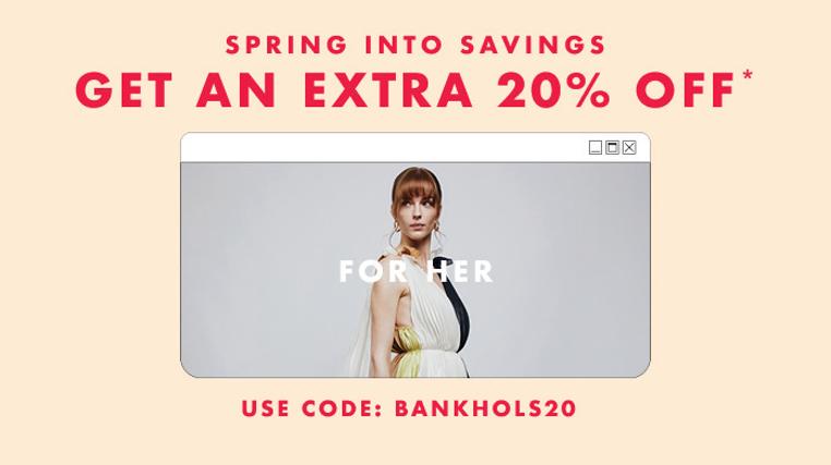 Spring Into Savings For Her