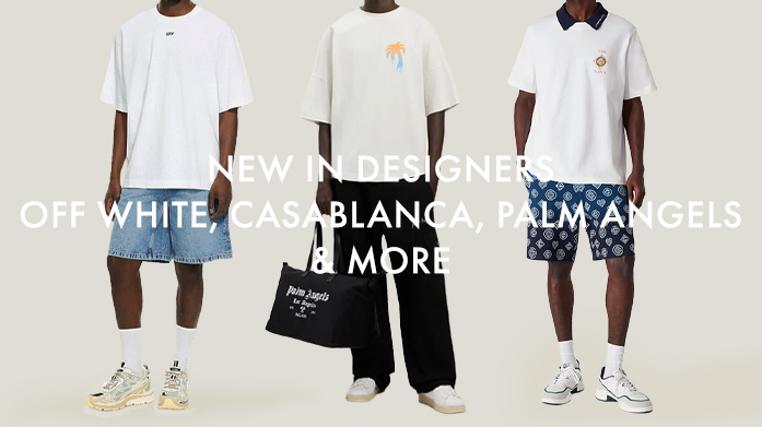 New In Designers: Off White, Casablanca, Palm Angels & More