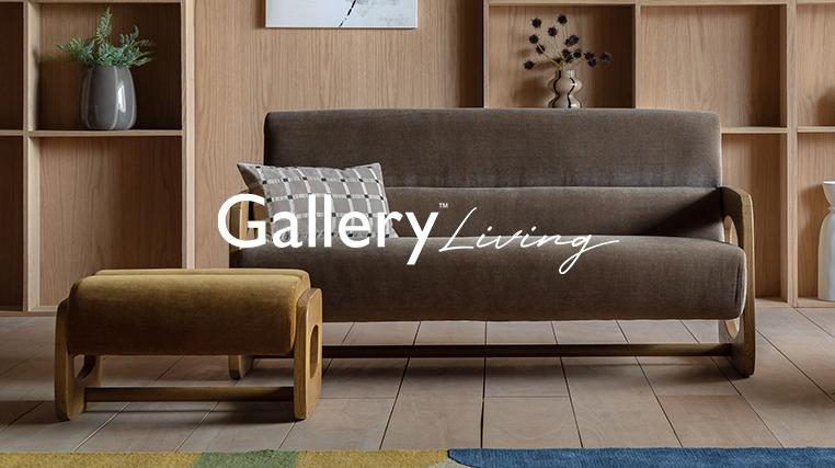 Leather & Linen Statement Seating by Gallery Living
