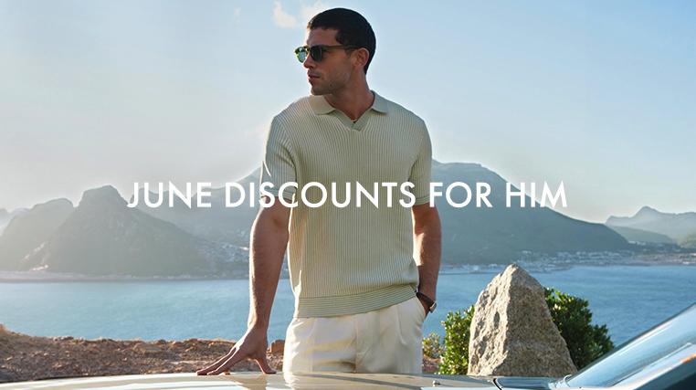 Up To 70% Off June Discounts For Him