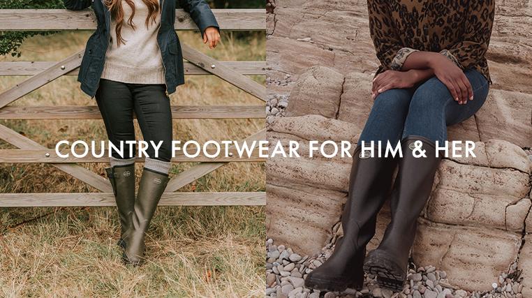 Country Footwear For Him & Her: Up To 50% Off