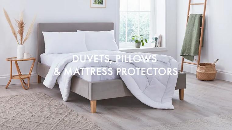 Duvets, Pillows & Mattress Protectors