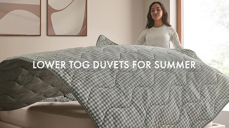 Lower Tog Duvets For Summer