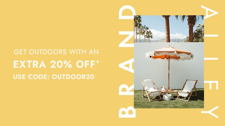 Extra 20% Off Outdoor Furniture