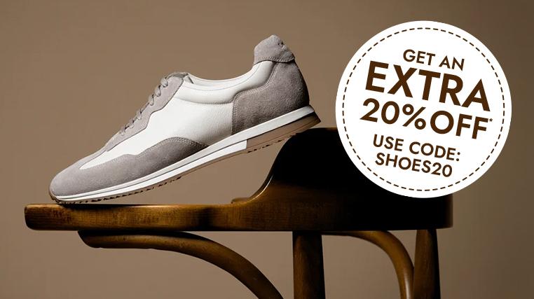 EXTRA 20% OFF! Men's Shoes: Cole Haan, Loake, Simon Carter & More