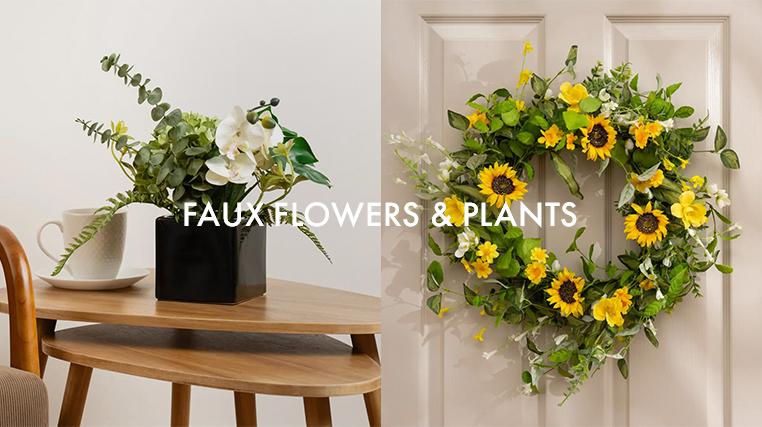Faux Flowers & Plants