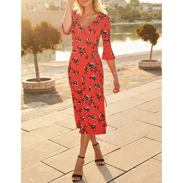 Multi Octavia Floral Midi Dress BrandAlley
