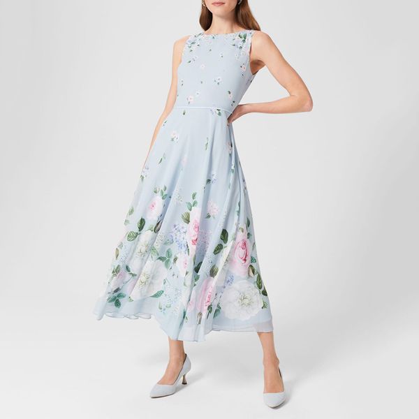 Blue Adela Midi Dress BrandAlley