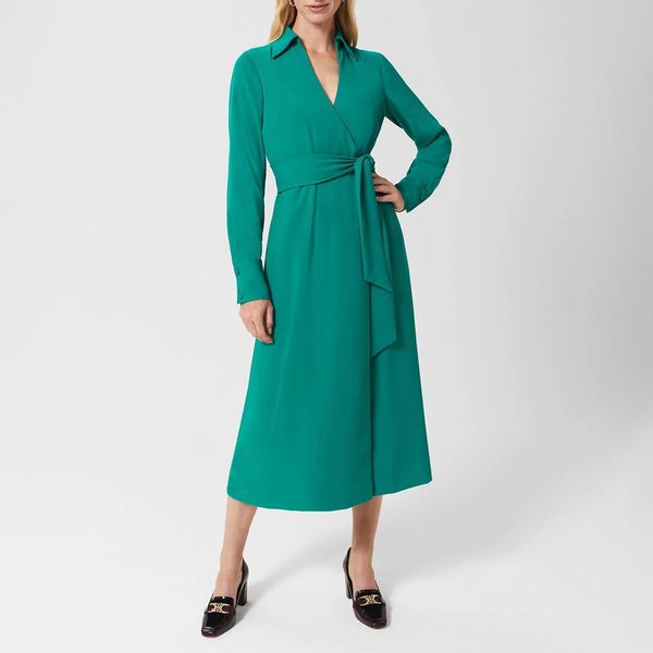 Green Kirsty Belted Dress BrandAlley