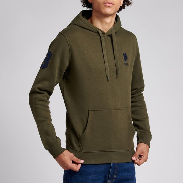 Polo patch hoodie shop