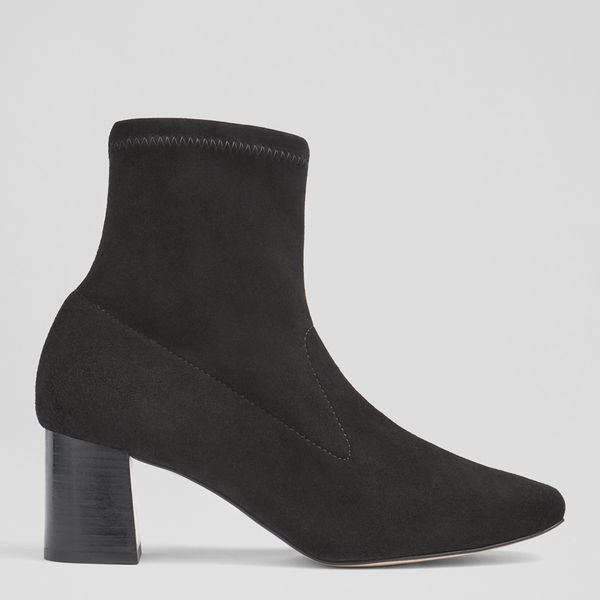 Black Suede Kayla Ankle Boots BrandAlley
