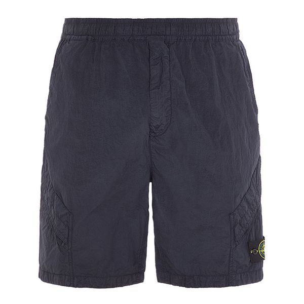 Navy Cargo Bermuda Cotton Blend Shorts BrandAlley