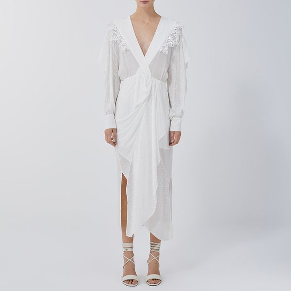 Elodie jersey wrap dress top