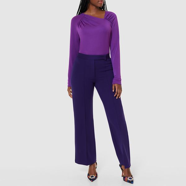 Dogtooth paperbag trousers top