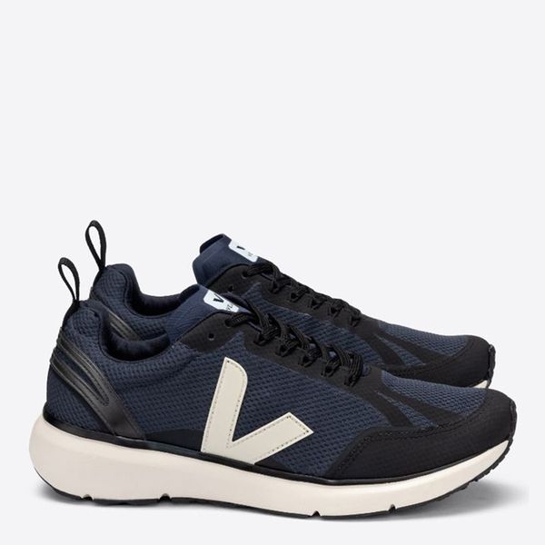 Men s Navy Green Marlin V Knit Trainers BrandAlley