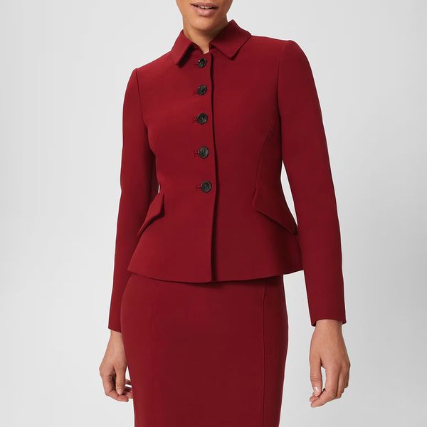 Blue Alice Collared Wool Coat BrandAlley