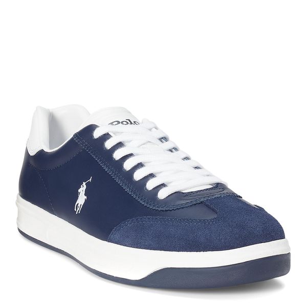 White Ponteland Suede Leather Trainers BrandAlley