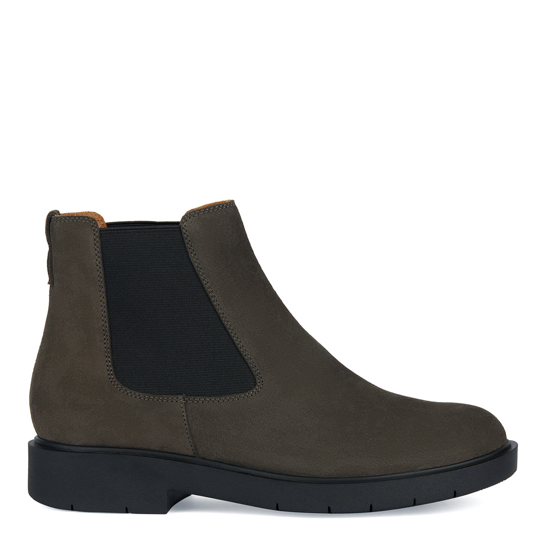Geox Women's   Grey Suede Spherica Ankle Boot in Size 3, BrandAlley