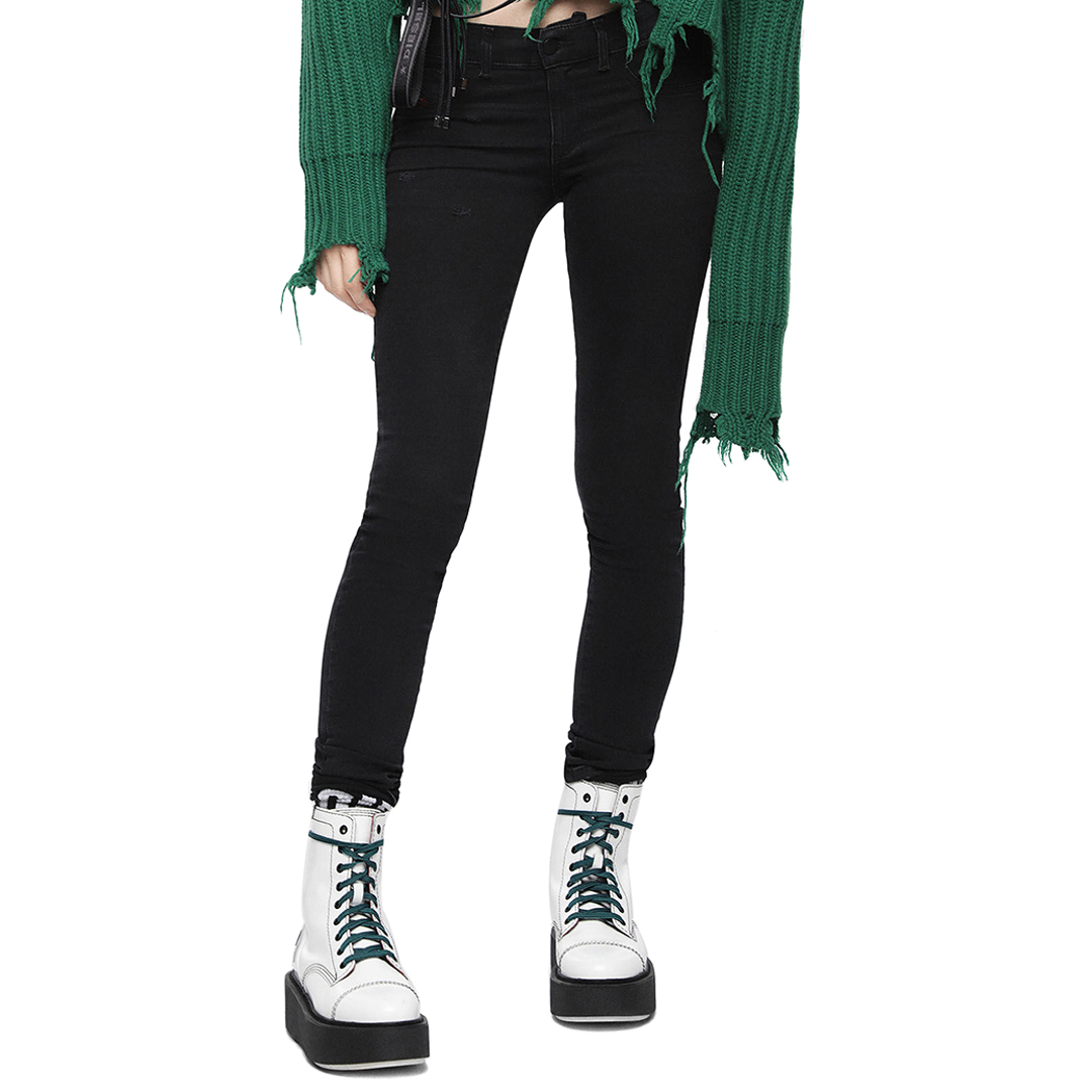 Black Livier-S Super Slim Stretch Jeans