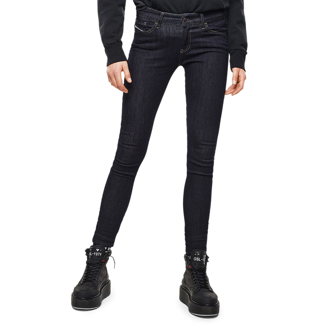 Navy Slandy Stretch Skinny Jeans