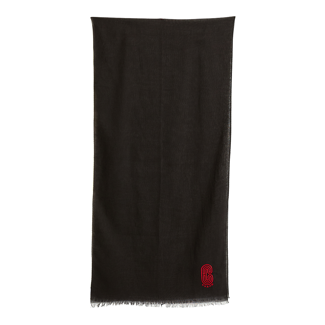Coach Black Solid Sporty Retro C Oblong