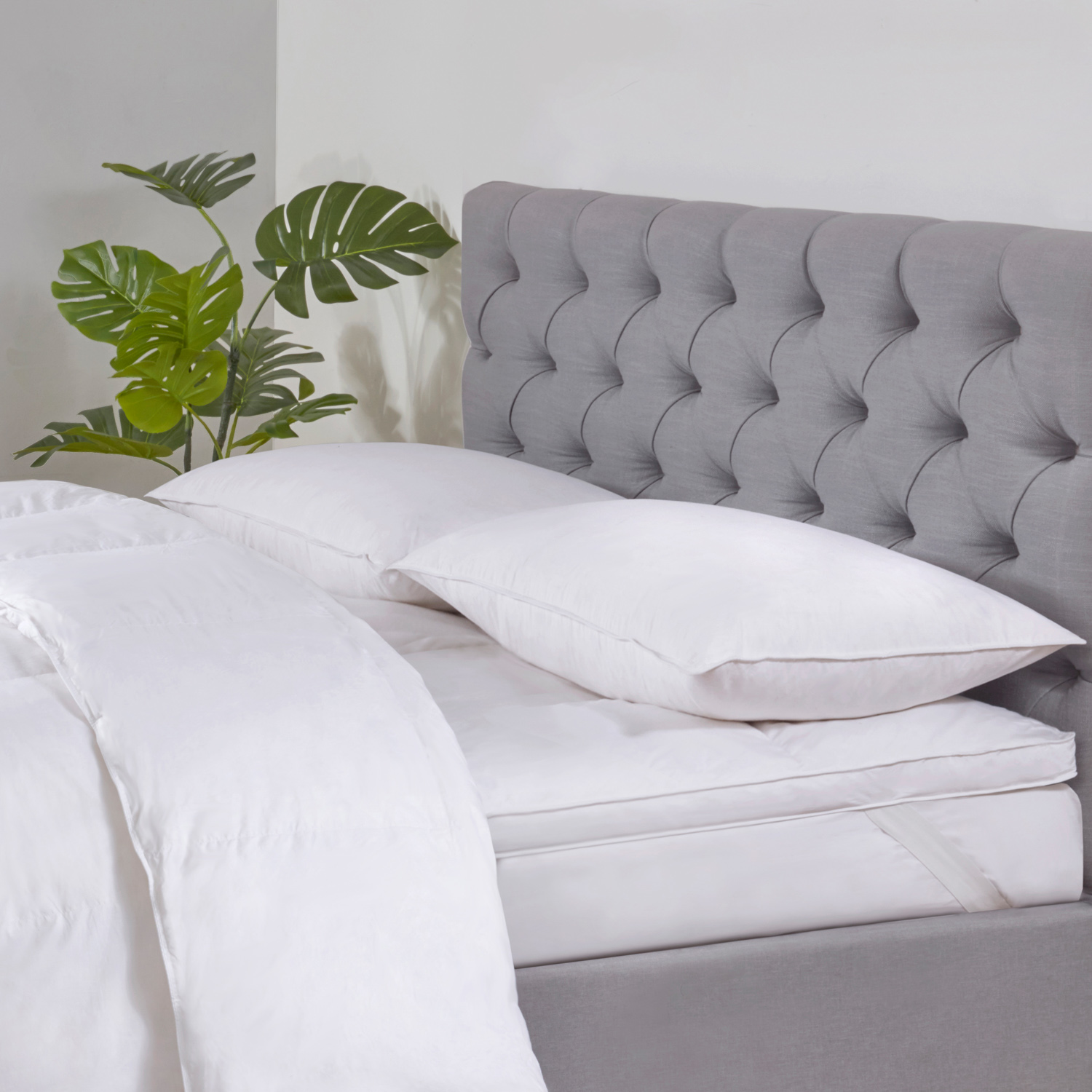 Cascade Home   13.5 Tog Goose Feather and Down Duvet in Size Superking, BrandAlley