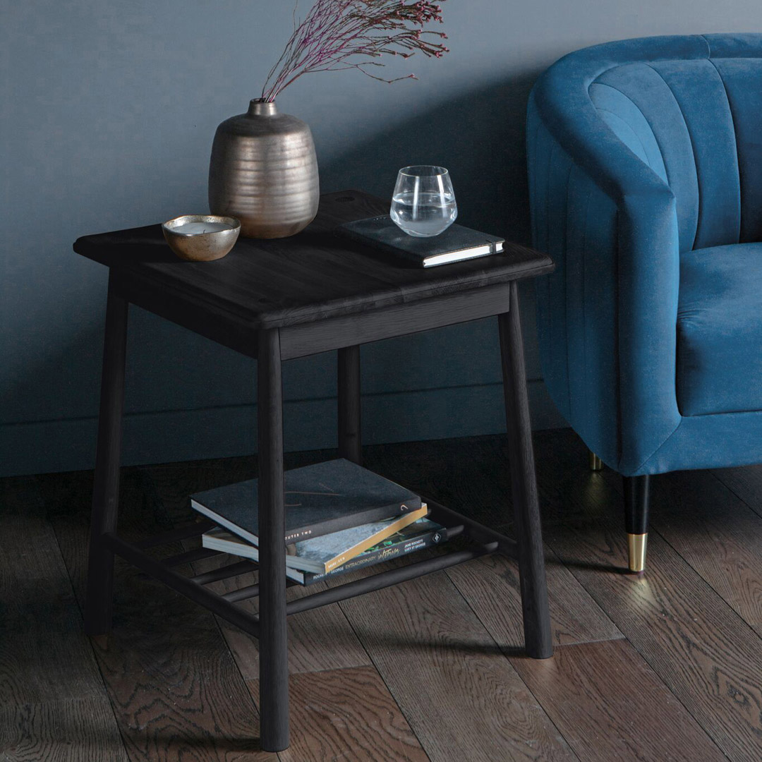 Gallery Living     Watson Side Table Black in Size 14, BrandAlley