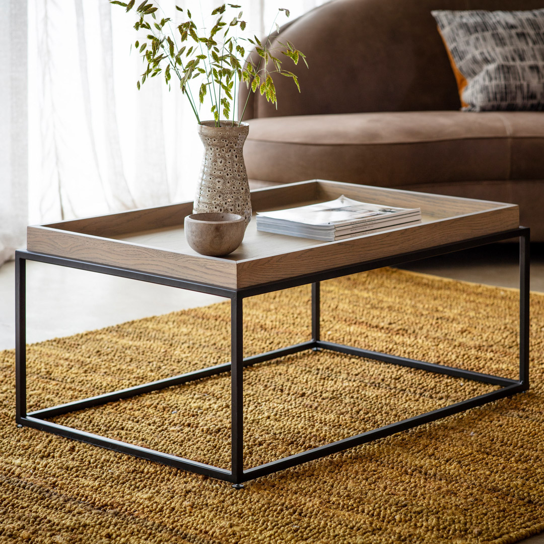 Gallery Living   Forden Tray Coffee Table Grey in Size +44, BrandAlley