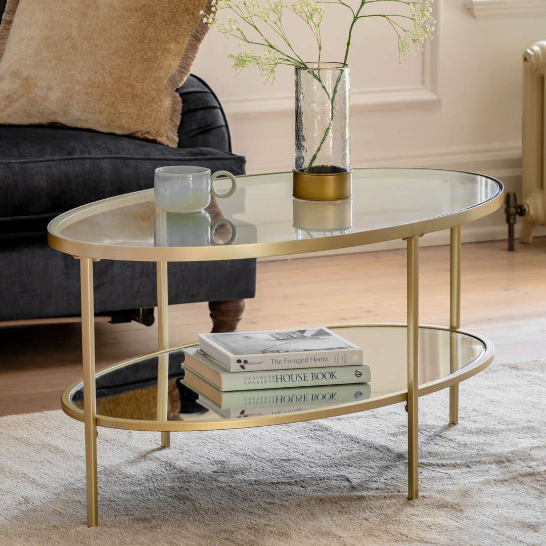 Gallery Living   Danville Coffee Table Champagne in Size +44, BrandAlley